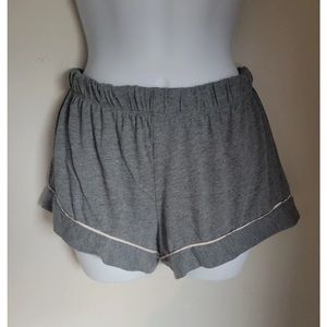 Victoria’s Secret Gray Pajama Bottom Sleep Shorts Cotton Women's Size XS Cute